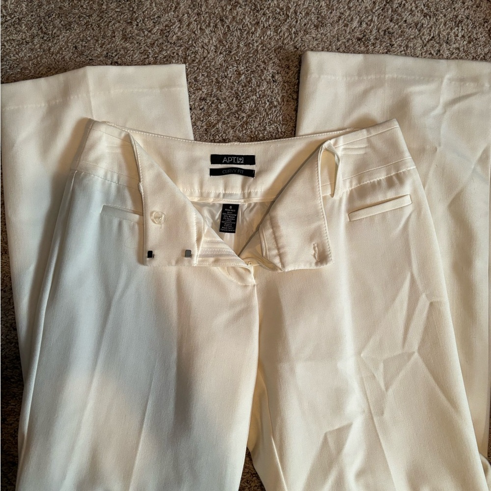 Apt 9 slacks. Nice pant. Size 6
